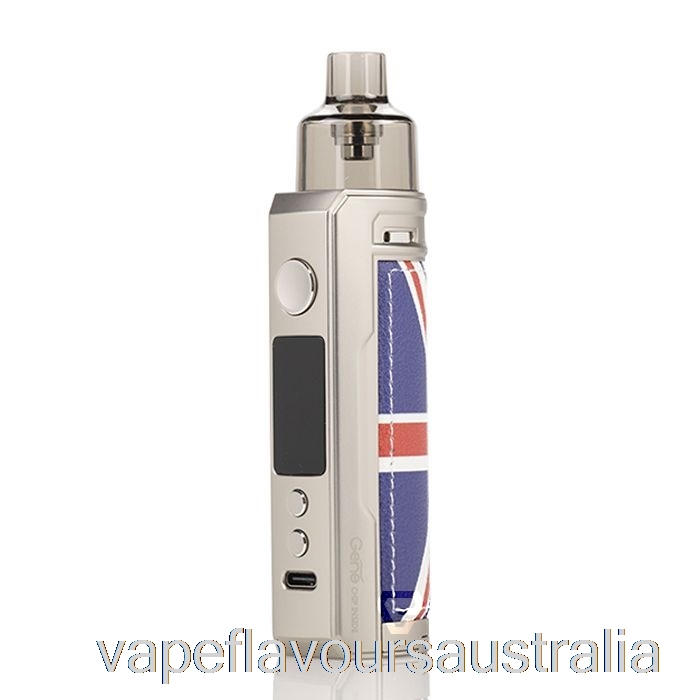 Vape Flavours Australia VOOPOO DRAG X 80W Pod Mod Kit Silver Knight